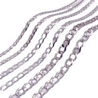 S925 Sterling Silver Minimaliste Hommes Collier Cubain Lien Chaîne En Gros De Mode En Gros Chaîne Bijoux Cadeau