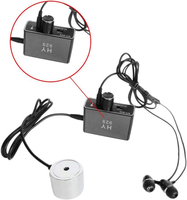 HY929 Détecteur de fuite de tuyau d'eau acoustique amplifié à contact mural, microsonique, durable et haute sensibilité