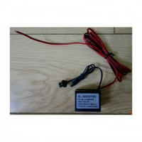 Invertisseur de feuille EL PYL PYL-EL-D12W006-ER DC12V, mode lumière constante, étanchéité simple, conception à faible bruit, câblage rouge et noir