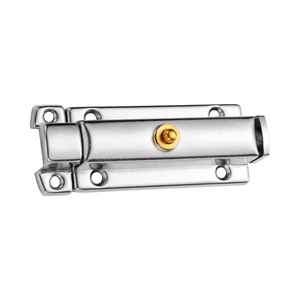 Stainless Steel <b>Door</b> Bolt With <b>Spring</b> Lock Automatic Bathroom <b>Door</b> Latch Minimalist Design Easy Installation - Product Image 2