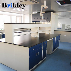 Muebles de Laboratorio de Diseño Moderno Brikley Trespa, Encimera Compacta de HPL, Superficie Fenólica, Resistente a Químicos, Impermeable y Resistente al Fuego - Product Image 1