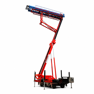 Machine de formage de tuiles de toiture mobiles avec grue, hauteur de levage 18,5 m - Product Image 2