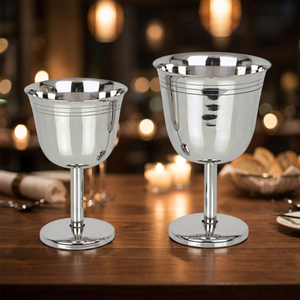 Verre à cocktail écologique en acier inoxydable - Accessoires de bar - Product Image 2