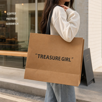 Sacs shopping en papier personnalisés avec poignée en ruban, impression de logo, vente en gros pour les magasins de vêtements, les boutiques, la vente au détail