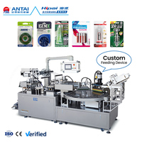 Machine d'emballage sous blister automatique pour cartes en PVC, machine de scellage thermique pour ruban adhésif double face et mastic silicone