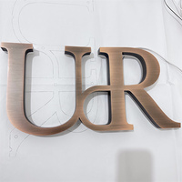 Enseignes de magasin d'affaires logo acrylique 3d lettres de canal LED personnalisées Enseignes rétroéclairées en métal publicité extérieure enseignes de magasin