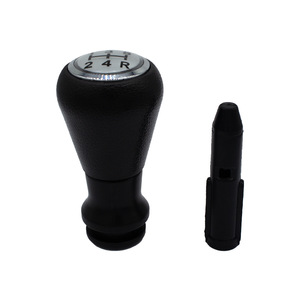 Peugeot Car Gear Shift Knob Leather Silver Cap Ball Converter Ergonomic <b>Interior</b> <b>Accessory</b> - Product Image 1