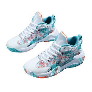 Zapatillas de Baloncesto de Alta Gama 2025, con Graffiti, de Goma, Transpirables, de Caña Alta, Cómodas, con Plataforma, para Hombre - Product Image 3