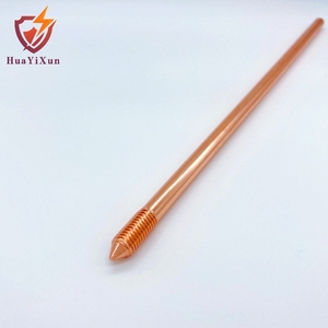 HUAYIXUN Thanh Nối Đất Có Ren Quay Điện Cực Liên Kết Đồng - Product Image 5