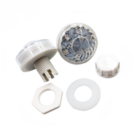 Luces LED RGB de 45 mm con Programación Automática E14 AC24V para PC, con IP66 y 9 LED, Decoración para Parques Temáticos