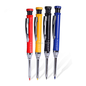 Lápiz <span class=keywords><strong>de</strong></span> <span class=keywords><strong>Carpintero</strong></span> Metálico con Sacapuntas Integrado y Recambios para Orificios Profundos - Product Image 4