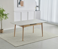 Ensemble de table à manger en céramique moderne Hebei Furniture, table extensible de luxe pour restaurant avec 6 à 8 chaises à vendre