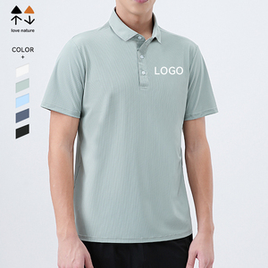 2025 hombres de secado rápido de verano para <span class=keywords><strong>Polo</strong></span> nueva camiseta de manga corta sólido Anti-Pilling entrenamiento deportivo Fitness grupo de ropa de trabajo - Product Image 1