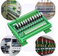 Modul Relai Solid State Tanpa Kontak 4 Saluran Kopling Optik Terisolasi DC 12V24V Empat Output Micro Multiplex LNTS-04N