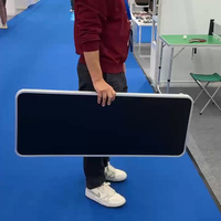 Comptoir de bar pliable moderne en aluminium DINGXIANG modèle DX25-N7 de haute qualité pour événements extérieurs, fêtes au bord de la piscine, parcs, avec mallette de transport noire