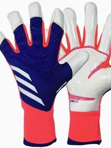 Nuevos Guantes de Portero Profesionales de Cuero de Alta Competición Látex Natural Media Caña Dedo Inverso Resistentes al Desgaste y Transpirables - Product Image 5