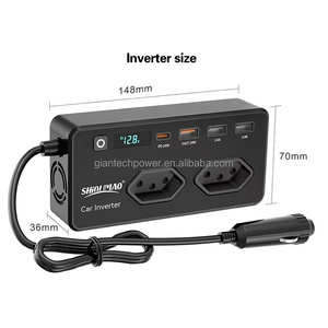 Chargeur de voiture rapide 200W avec affichage numérique, commande OEM brésilienne personnalisée pour voiture AC 220V - Product Image 5