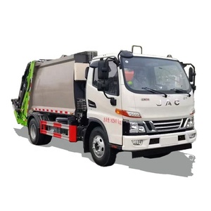 Camion compacteur de déchets arrière JAC 4X2 pour la collecte des déchets municipaux et les services environnementaux urbains - Product Image 3
