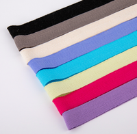 Sangle en polyester et coton à chevrons, ruban sergé personnalisé multicolore avec logo, haute ténacité pour vêtements et bandes décoratives
