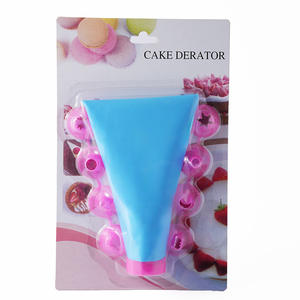 Outils de pâtisserie pour la cuisine, ensembles de douilles à pâtisserie avec pistolet à pression pour biscuits en plastique pour la fabrication de biscuits et l'application d'icerie DIY - Product Image 1