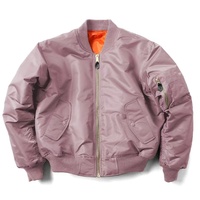 Blouson bomber vintage décontracté surdimensionné et imperméable, style usé, avec fermeture éclair, pour homme