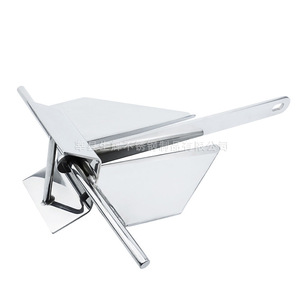 Shining Plow Anchor 316 Stainless Steel High Holding Power For <b>Yacht</b> Speedboat Marine Use - Product Image 1