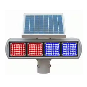 Luces Estroboscópicas Solares de Alta Visibilidad con 4 LED, Luces de Tráfico LED de Doble Cara para Vehículos de Emergencia - Product Image 2