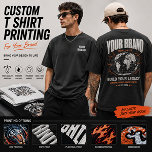 Impresión de Camisetas Personalizadas para Marcas de Ropa, Camisetas con Diseños Gráficos Grandes, Impresión en Serigrafía, Fabricante OEM ODM - Product Image 1