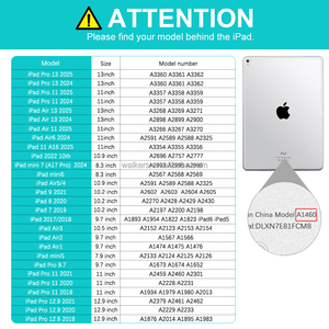 Ốp lưng máy tính bảng trong suốt cho <span class=keywords><strong>Apple</strong></span> <span class=keywords><strong>iPad</strong></span> Pro 11 2025 M5 2024 M4 <span class=keywords><strong>Air</strong></span> 11 M3 inch, chất liệu da <span class=keywords><strong>PU</strong></span>, có giá đỡ và khe đựng bút - Product Image 6