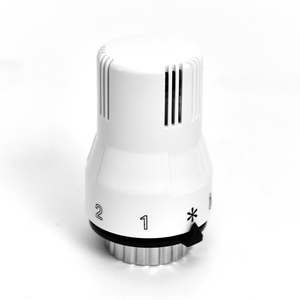 Robinet <span class=keywords><strong>thermostatique</strong></span> de radiateur en laiton AVONFLOW, <span class=keywords><strong>tête</strong></span> de robinet <span class=keywords><strong>thermostatique</strong></span> en plastique TRV, couleur blanche, M30x1.5 - Product Image 1