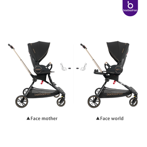 Baobaohao babi passeggino Luxury high view può sedersi e sdraiarsi passeggino portatile a due vie con guscio d'uovo - Product Image 5