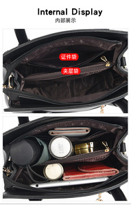 Purses and Handbags for Women Fashion Ladies PU <b>Leather</b> Top Handle Satchel Shoulder Tote <b>Bags</b> - Product Image 6