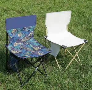 Silla plegable de hierro portátil de tamaño XL, Oxford ligera para acampar al aire libre, senderismo, viajes, talleres, cocinas, escuelas, gimnasios, parques - Product Image 4