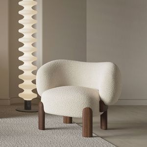 Chaise de canapé simple de concepteur nordique moderne <span class=keywords><strong>Fauteuil</strong></span> de loisirs décontracté en polyuréthane pour salon et balcon Internet Celebrant - Product Image 1