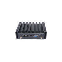 Nuevo Mini PC Industrial Sin Ventilador CORE I5 4200U 5200U 2COM 2LAN 4USB HD VGA DDR3L Computadora Integrada Robusta con Linux IoT