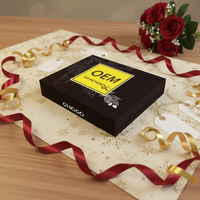 Boîte VIP au chocolat noir et miel, personnalisable avec logo – Vente Flash