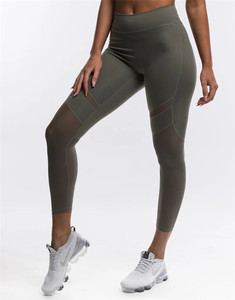 <span class=keywords><strong>Mallas</strong></span> de yoga para <span class=keywords><strong>mujer</strong></span>, pantalones deportivos, <span class=keywords><strong>mallas</strong></span> de compresión de nailon de malla, nuevo diseño - Product Image 2