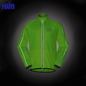 Vestes imperméables fluorescentes haute performance avec poche manteau de pluie de randonnée personnalisé ciré ouvert <span class=keywords><strong>veste</strong></span> imperméable pour hommes - Product Image 4