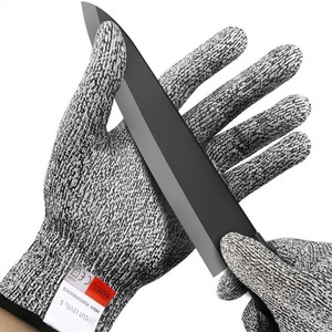 Gant en métal anti-coupure et anti-perforation niveau 5 pour cuisine, boucherie, découpe d'huîtres, manipulation du poisson et jardinage - Product Image 1