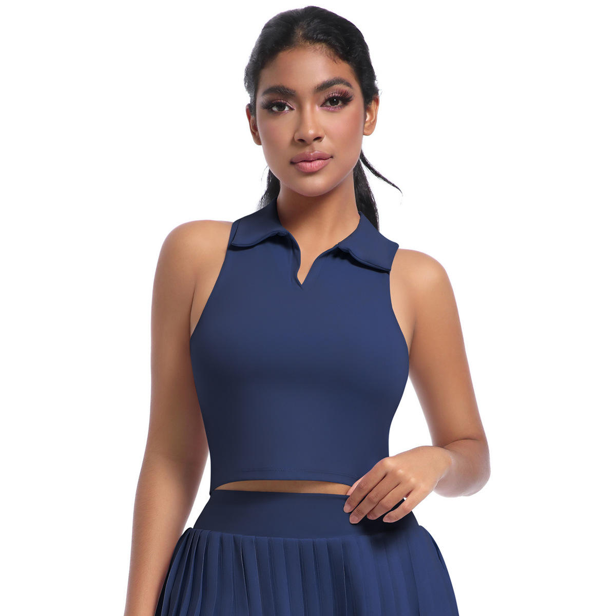 เสื้อกั๊กสีน้ำเงินกรมท่า