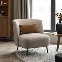 Chaise de canapé à coussin doux de Style nordique nouveau design chaise d'appoint avec oreiller pour la lecture de loisirs pour le salon ou la chambre