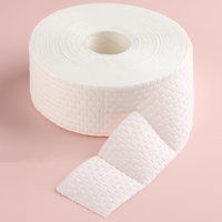 Tampons démaquillants portables mini pour vernis à ongles, lingettes en coton non pelucheuses pour le nettoyage des ongles en gel, dégraissage pour usage en spa