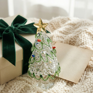 Cadeau créatif pour enfants, décorations de <span class=keywords><strong>Noël</strong></span> uniques en verre émaillé, scène de neige, artisanat, ornements, taille personnalisée, impression numérique, figurines, jouets - Product Image 2