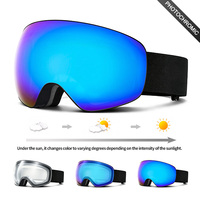Masque de ski avec protection UV400, lunettes de snowboard polarisées anti-buée, lunettes de ski, lunettes de sport pour la neige, fabricant de lunettes de soleil personnalisées