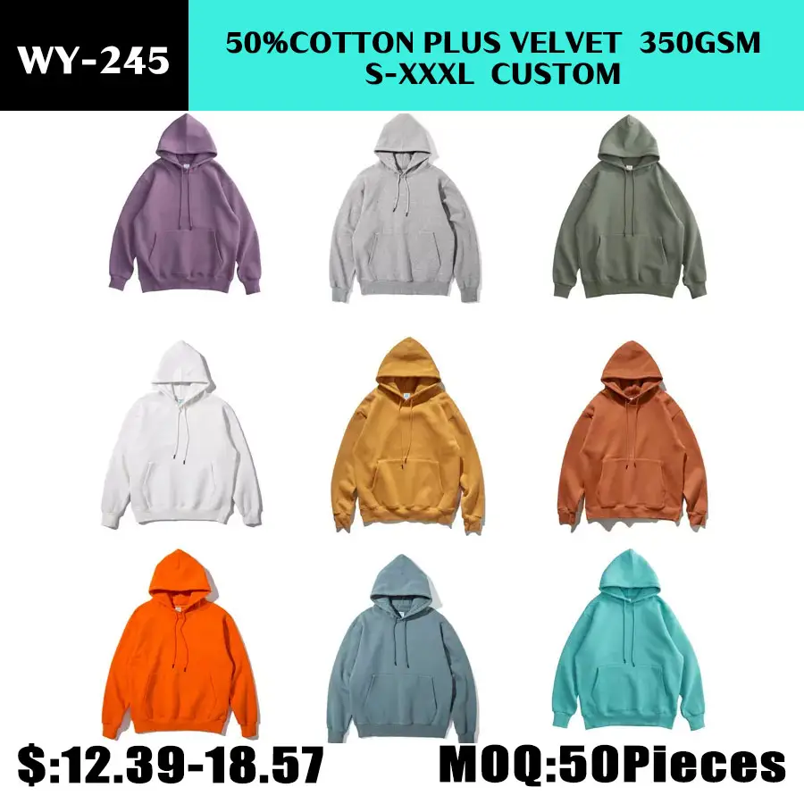 Özel kapşonlu unisex tasarımcı nakış hoodies düz erkek düzenli kol kazak eşofman özelleştirmek hoodie özel logo