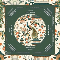 Stock Luxe 160 tuiles de Mahjong américain, Tapis en acrylique Art Déco Rose, Vert 4 couches gravé, pour le poker et le divertissement