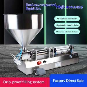 Machine de remplissage et de <span class=keywords><strong>dosage</strong></span> semi-automatique pour pâte, crème, sauce, confiture, miel, beurre de cacahuète, jus, huile, <span class=keywords><strong>savon</strong></span> liquide, eau, bouteille à piston - Product Image 4