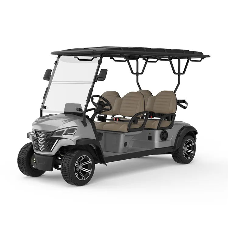 電動ゴルフカートカスタム4X4ゴルフカート低シャーシCE承認5Kwモーター4シーター