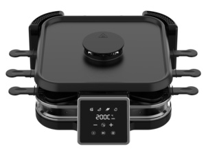 Parrilla Eléctrica con Pantalla Táctil Grande, 4 Programas Preestablecidos para Diferentes Alimentos, Control Digital, Fácil <span class=keywords><strong>de</strong></span> Usar - Product Image 1