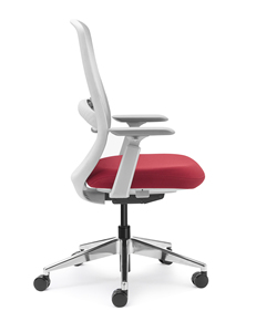 Clio ghế giữa trở lại màu xám <span class=keywords><strong>d</strong></span>ây điều khiển <span class=keywords><strong>c</strong></span>ơ chế 3D tay vịn Nhôm <span class=keywords><strong>C</strong></span>ơ sở thiết kế sáng tạo đương đại Ergonomic Ghế - Product Image 4